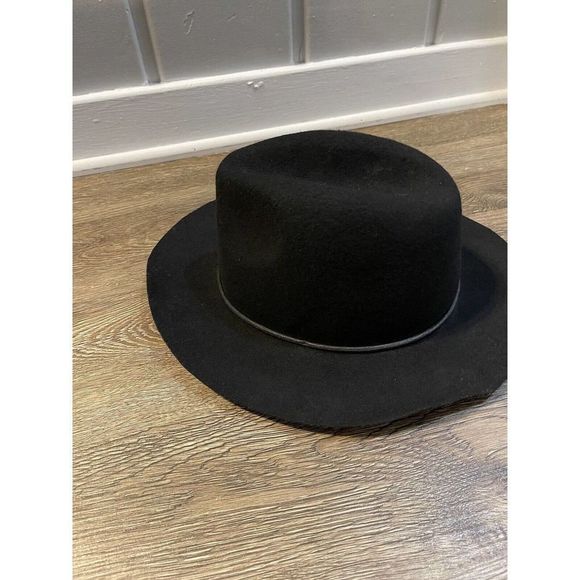 Target Accessories - Target Fedora Black Wool Hat Cowgirl Boho Versatile Women’s One Size